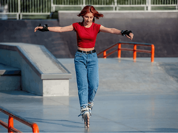 Skating rink at Moonglade luxury apartments in Hyderabad