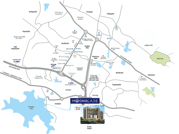 Moonglade Locality Map